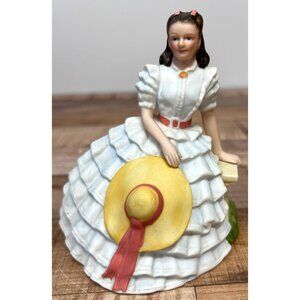 Vivien Leigh As Scarlett OHara "Gone With The Wind" Avon Figurine 1983 MGM 5" Po